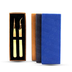 Ensemble de pinces à cils de qualité supérieure avec emballage cadeau de luxe, vente en gros OEM, outils d'extension de cils en vrac pour les professionnels - Product Image 3