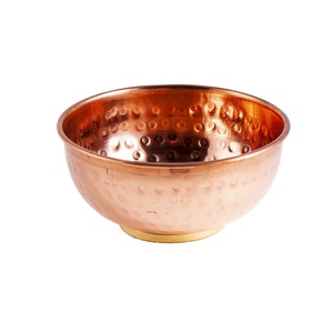 Top vente moderne minimaliste Portable cuivre métal Spa bol pied trempage pédicure bassin en vrac disponible pour Spa déco - Product Image 4