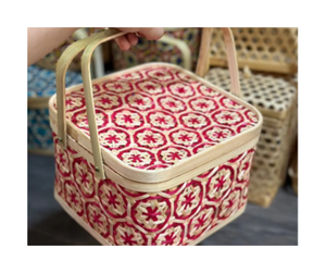 Accesorios hechos a mano de Vietnam-Suministro a granel de cesta de bambú Precio al por mayor de 100 piezas, cesta de bambú personalizada - Product Image 6