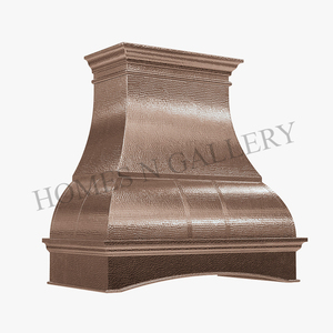 Hotte murale de cheminée en cuivre martelé de style antique, design personnalisé de haute qualité, dernier modèle, à prix abordable - Product Image 2