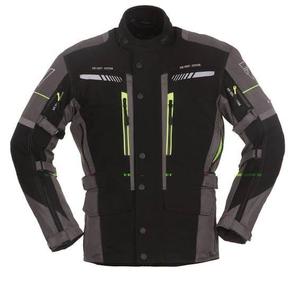 Chaqueta Cordura Unisex de alta calidad para adultos con logotipo personalizado a prueba de viento impermeable motocicleta Auto Racing Wear transpirable gris negro - Product Image 4