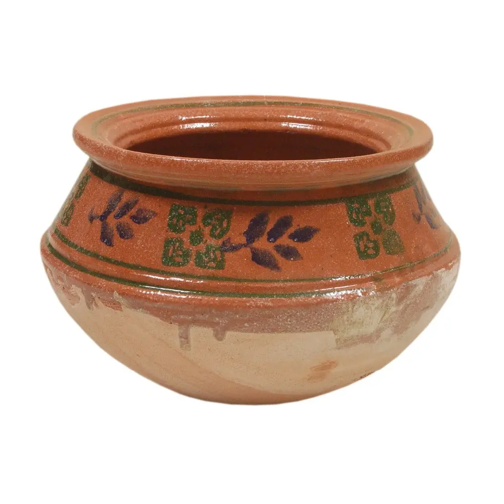 Handmade Desi Handi argila Cooking Pot (Karahi), Desi Handi Indiano Paquistanês Argila Pot, Clay Pot Handi Cozinhar