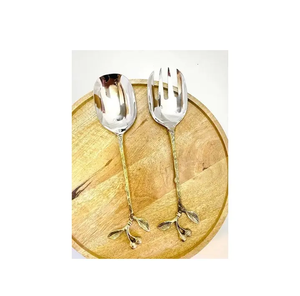 Juego de cucharas para servir frutas y cubiertos de metal, cuchara para servir ensalada con juegos de cubiertos, cuchara para servir de aniversario para vender productos - Product Image 5