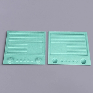 Nhà Máy Bán Hàng Trực Tiếp Bạc Hà Màu Xanh Lá Cây Điện Tử Lót Bền Vững Đúc Bột Giấy Sản Phẩm Điện Tử Chèn Khay - Product Image 4