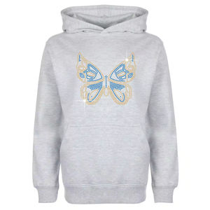 Cotton Rockstar Style with Rhinestone Hoodie Declaración-Making Fit Rhinestone Hoodie para hombres - Product Image 2