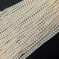 Perles rondes lisses des mers du Sud, perles d'eau douce, forme de boule lisse, perles blanches naturelles, perles en vrac, pierres précieuses pour la fabrication de bijoux