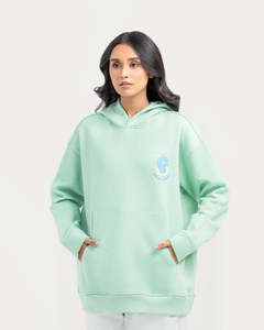Sudaderas con capucha transpirables antibolitas bordadas con logotipo personalizado para mujer, ropa de invierno cómoda informal a la moda con estilo, venta al por mayor - Product Image 1