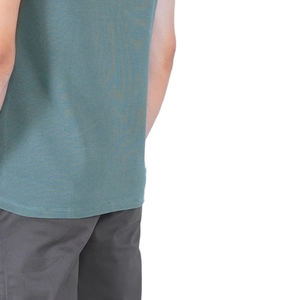 เสื้อยืดผู้ชายคอกลมผ้าคอตตอน 100% คุณภาพสูง ดีไซน์ใหม่ ทรงปกติ  รับสกรีนสีและโลโก้ ผ้า 120 กรัม - ขายส่ง - Product Image 4