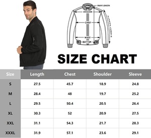 Chaqueta ligera informal para hombre, chaqueta de bombardero de vuelo Softshell, cortavientos Varsity, chaquetas transpirables de talla grande para hombre de Pakist - Product Image 6