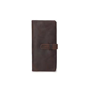 Portefeuille bifold de luxe pour homme et femme, en cuir, fin, long, durable, porte-cartes de crédit, pince à billets, poche à monnaie, design minimaliste, mural - Product Image 1