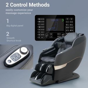 Massage <b>Chair</b> Unique Sync Wave Mechanism Full Body Zero Gravity <b>Recliner</b> Track Yoga Stretching Voice Control Mode Auto Calf Rest - Product Image 4