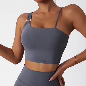 Sujetador Deportivo Acanalado Elástico en Cuatro Direcciones de Secado Rápido y Transpirable para Mujer, Ideal para Fitness, Gimnasio y Yoga - Product Image 3
