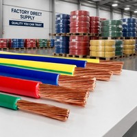 PVC-isoliertes flexibles Haushalts-Elektrokabel BVR, mehradriges Kabel mit reinem Kupferkern, 1,5 mm², 2,5 mm², 4 mm², 6 mm² für Hausverkabelung
