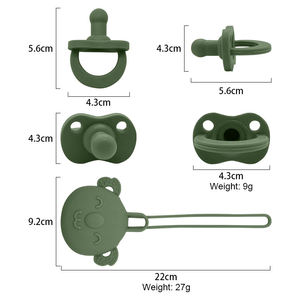 Juguete de Silicona de Grado Alimenticio XHJ para Bebés con Tetina Ortodóntica Anti-Cólicos, Duradero, Ecológico y Reutilizable - Product Image 5