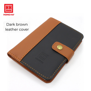 200 Pages High-Whiteness 70gsm Mixbook Leather Notebook A6 Thread Sewing Bound Printed Digital Printing Lined <b>Paper</b> <b>Gift</b> Daily - Product Image 1