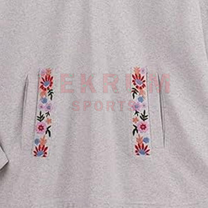 Sudaderas con Bordado para Mujer Hechas en Pakistán, Ropa de Moda de Invierno, Talla Grande, Color y Logotipo Personalizados, Nuevo Diseño - Product Image 6