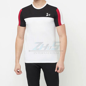 Camiseta de manga corta hecha a medida para hombre, alta calidad, 100% algodón, patrón sólido, impresión Digital, diseña tu propio logotipo - Product Image 1