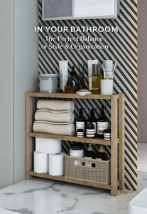 3-Tier Wooden Shelf <b>Unit</b> Multi-Purpose Bathroom & <b>Kitchen</b> Shelf Decorative Organizer - Product Image 5