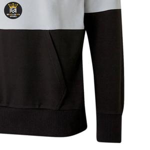 Sudadera con capucha de algodón 100% para hombre OEM, diseño de invierno transpirable de secado rápido ajustado con sudaderas con capucha bordadas para hombre - Product Image 5