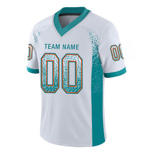 Fabricante Profesional de Camisetas de Fútbol Americano al por Mayor, Ropa Deportiva Personalizable para Equipos, Mangas Cortas, Transpirable, MOQ Bajo - Product Image 5