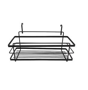 Barware Mat Noir Couleur Designer Fer Métal Fantaisie Maison Utile Bouteille Stand Style Classique Casier À Vin À La Main - Product Image 1