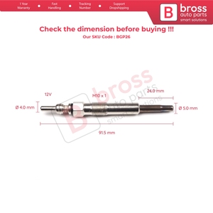 BGP26 1 Piece <b>Heater</b> Glow <b>Plugs</b> GX93 N10140101 GN855 for - Product Image 5