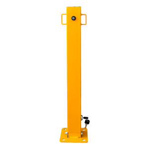 Barrera de Estacionamiento Plegable de Acero de 60 cm, Poste de Estacionamiento con Cerradura para Estacionamiento de Autos, Equipo de Estacionamiento para Garajes - Product Image 6