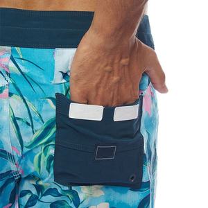 Pantalones cortos de golf transpirables de secado rápido de cintura media personalizados para hombre con diseño de patrón sólido para deportes al aire libre de verano, tela de malla hecha - Product Image 4