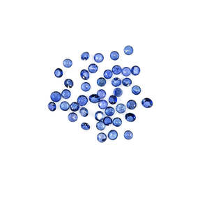 Saphir bleu naturel de Bangkok calibré 3mm 4mm, taille coussin fantaisie, poire, émeraude, rubis, jade, ambre, quartz, poli à la chaleur, IGI - Product Image 2