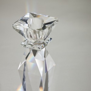 Impresionante Portavelas de Cristal, Elegante Centro de Mesa, Decoración con Estilo, Ambiente Romántico para el Hogar - Product Image 3