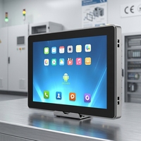 Panel PC Industrial con Certificación CE FCC RoHS, Sin Ventilador, Pantalla Táctil de 15.6 Pulgadas, I5 I7, RS232 RS485 GPIO, Windows 11 Integrado