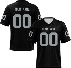 Camisetas de Fútbol Americano Personalizadas 2026, Manga Corta, Secado Rápido, Poliéster, Impresión por Transferencia de Calor para Logotipo de Equipo Personalizado, MOQ Bajo, al por Mayor - Product Image 4