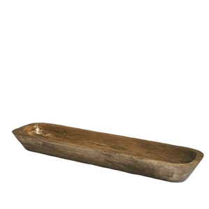 Plateau de bougie écologique, grand plateau rustique vintage en bois pour la fabrication de bougies, plateau de bougie en bois naturel de couleur moderne - Product Image 1