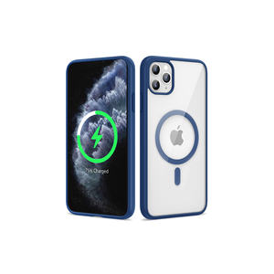 Funda de Silicona Compatible con Magsafe Netzy Premium Ege Blue para iPhone 11 Pro, Funda Protectora para Teléfono Móvil con Carga Inalámbrica - Product Image 1