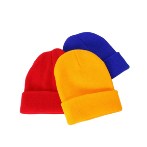 Manufactures Casual <b>Winter</b> Hat Solid Color Acrylic Beanie Hat Casual <b>Winter</b> <b>Cap</b> 56-58CM Computer Knitted Beanies Hat For Adults - Product Image 1