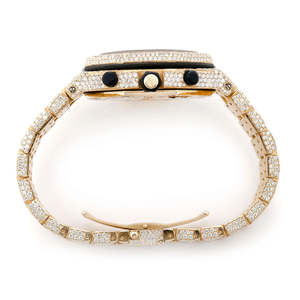 Reloj de Lujo de Edición Limitada Legacy, Estilo Hip-Hop, con Incrustaciones de Moissanita, Caja Octogonal, Esfera con Números Romanos, Correa de Acero Inoxidable - Product Image 4