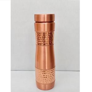 Copper Water <b>Bottle</b> Stylish Handmade Unique Design High Quality Copper Water <b>Bottle</b> for Home and <b>Traveling</b> use - Product Image 1