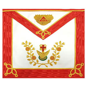 2025 SCOTTISH RITE AASR 18TH DEGREE HAND <b>EMBROIDERED</b> APRON - Product Image 3
