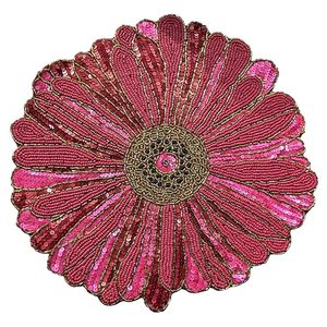 Glass <b>Beads</b> <b>Placemat</b> Embraided <b>Placemat</b> at Very Low Budget Price for Wedding Parties & Special Occasions Everyday Use - Product Image 6