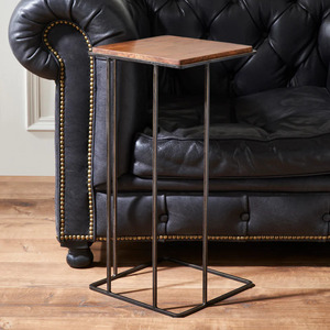 Iron Tea <b>Table</b> Square Living Room Industrial Decorative Simple Iron <b>Leg</b> Tea Side <b>Table</b> Square Coffee <b>Table</b> - Product Image 2