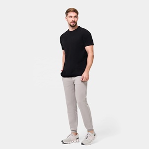 Camiseta Deportiva Informal para Hombre, de Tela Jersey, Secado Rápido, Ligera, Transpirable, Lisa, Elástica, Corte Regular, Manga Corta, para Correr y Hacer Ejercicio - Product Image 3