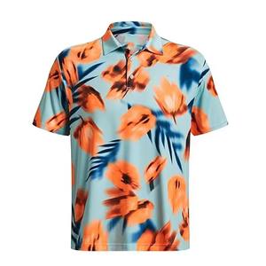 Polos Polo camiseta transpirable 88% poliéster 12% Spandex Super Soft Athletic Fit Performance Dry Fit Golf Polo - Product Image 1