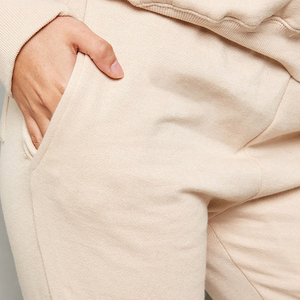 Custom Logo Autumn Essentials Oversized <b>Jogger</b> Baggy Elastic Waistband 100% Cotton <b>Fleece</b> Lightweight <b>Women</b> Sweat Pant - Product Image 2