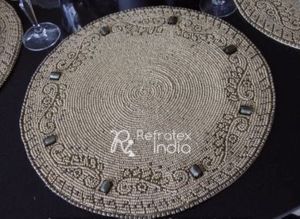 Beaded Table Placemats For Decorative Garments Bulk Supplier And Manufacture By Refratex India Made in India for Best Quality An - Product Image 6