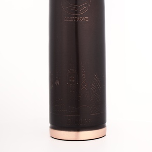 Couvercle de bouteille d'eau en cuivre pur imprimé personnalisé de qualité supérieure motif de conception européenne de haute qualité pour les fêtes de camping pour les verres en plein air - Product Image 2