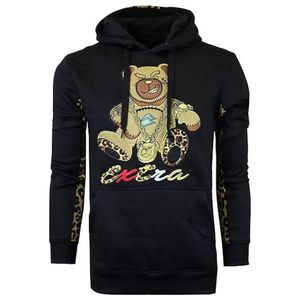 Sweat à capuche décontracté uni tricoté en chenille brodé Top surdimensionné Fabricant de vêtements Sweat à capuche en chenille brodé en coton molletonné - Product Image 5