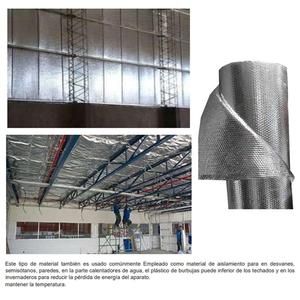 Isolation thermique pour tuyaux, MXBLH-001, 1,22x1m, 5mm, -51 à 82°C, Métallisé 0,1mm, Microcellules 3mm, Métallisé 0,1mm - Product Image 2