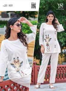 Hermosa Ropa Étnica Color increíble Estilo moderno Premium Bsy Juego de cuna de látex viscoso con trabajo de bordado Exportador mundial - Product Image 4