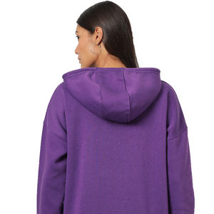 Sudadera con capucha de gran tamaño para mujer de alta calidad, sudadera de lana con cremallera, estilo sólido de invierno, hecho en Pakistán, OEM disponible - Product Image 3