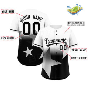 <b>High</b> Quality 100% Polyester Breathable Plus Size Baseball Jersey Customized Printed Logo Customized Team Name <b>Low</b> MOQ 20 Pieces - Product Image 4